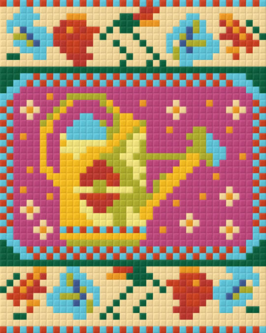 Colourfully Spring one [1] Baseplate PixelHobby Mini-mosaic Art Kit